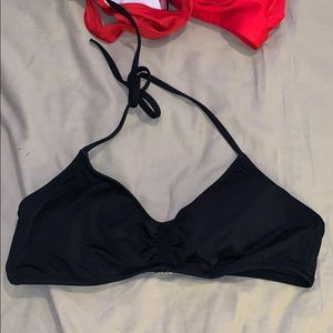 scrunched bikini top